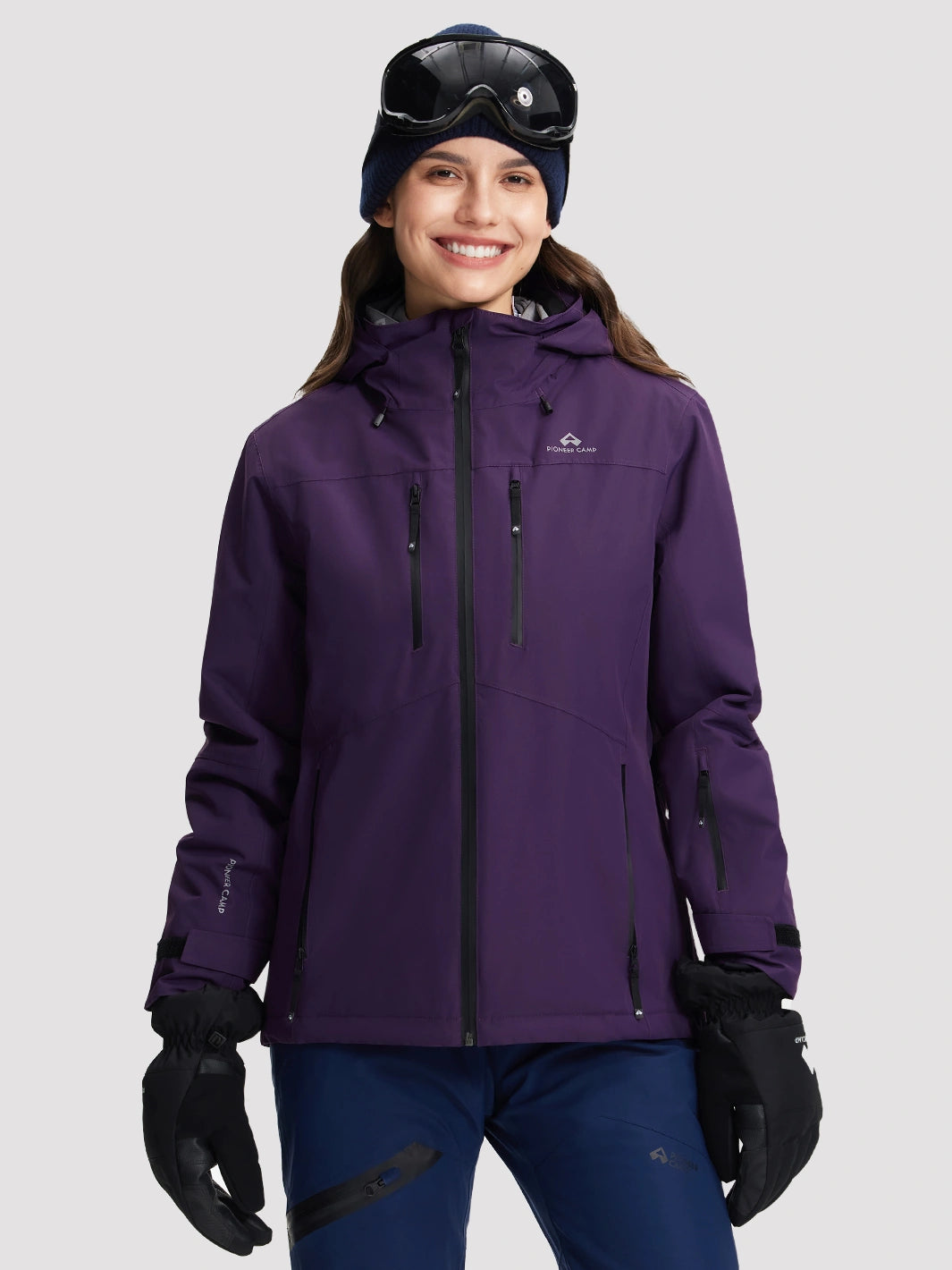 Women's Waterproof Insulated Ski Jacket PIONEER CAMP