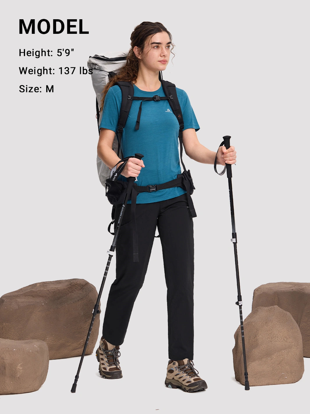 Wasserabweisende Damen-Wanderhose mit Schnelltrocknungsfunktion
