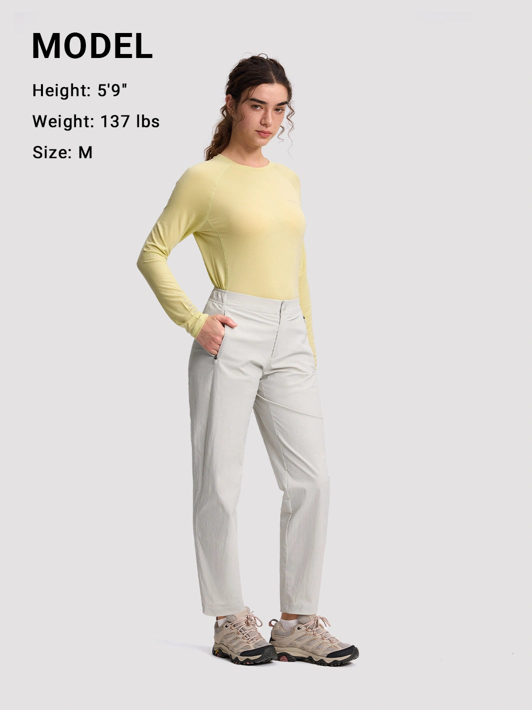 Wasserabweisende Damen-Wanderhose mit Schnelltrocknungsfunktion