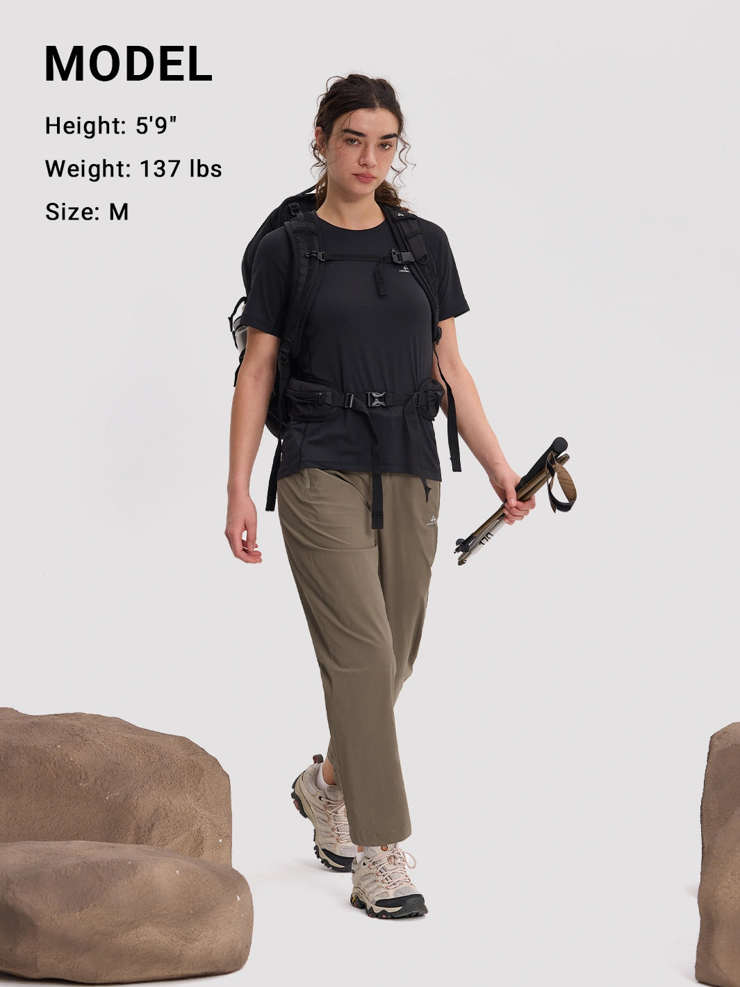 Wasserabweisende Damen-Wanderhose mit Schnelltrocknungsfunktion