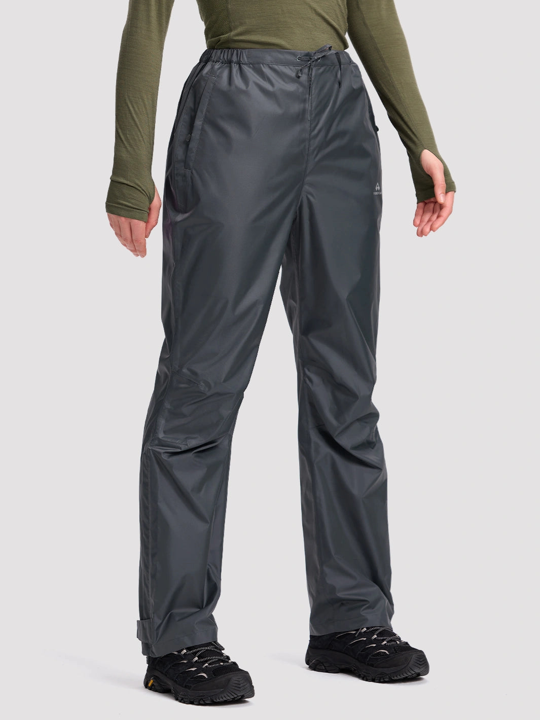 Pantalones Impermeables Plegables de Lluvia para Mujer