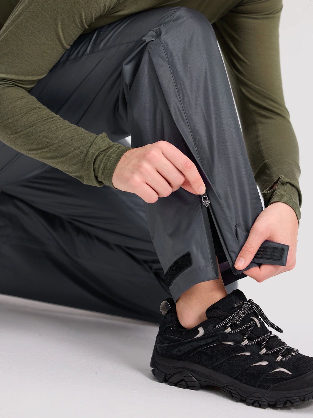 Pantalones Impermeables Plegables de Lluvia para Mujer