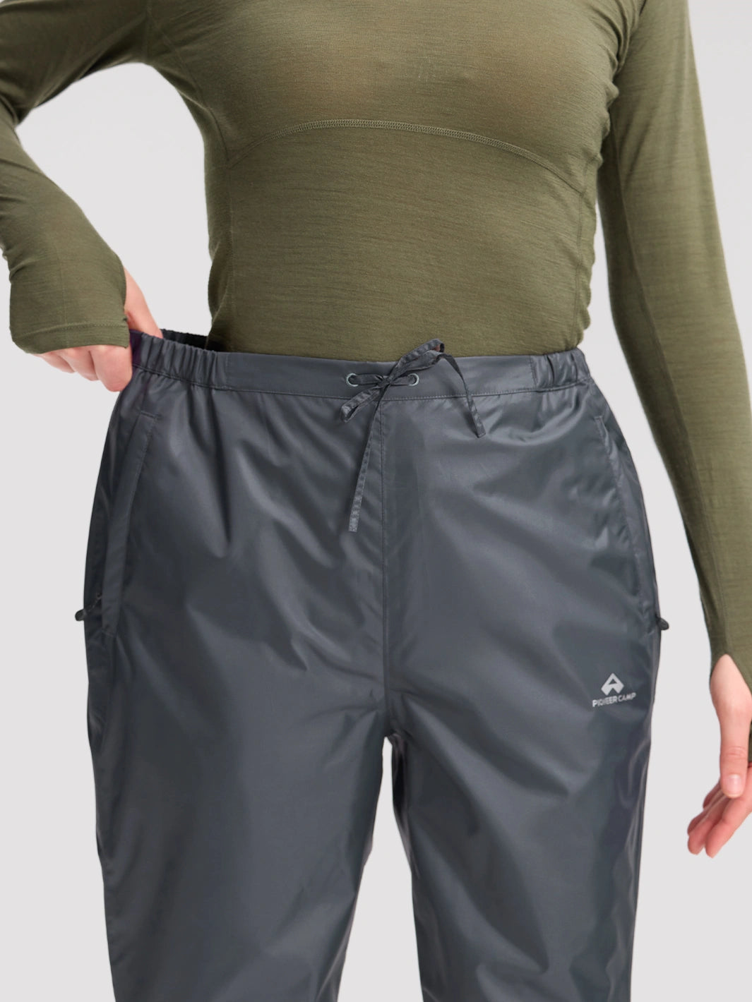 Pantalones Impermeables Plegables de Lluvia para Mujer