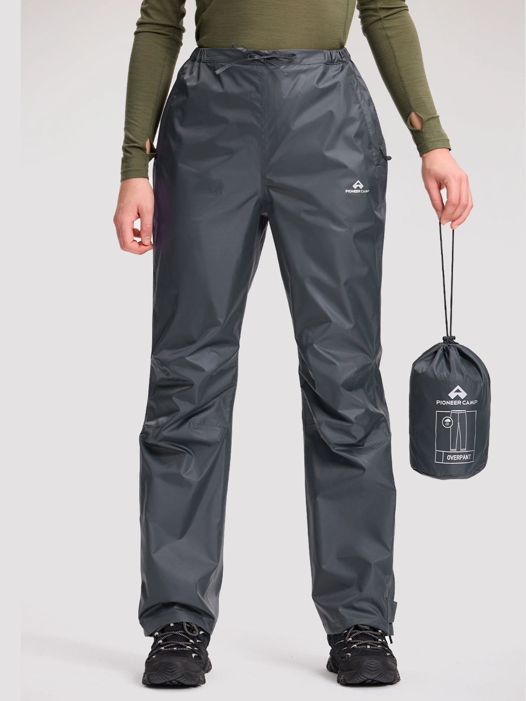 Pantalones Impermeables Plegables de Lluvia para Mujer