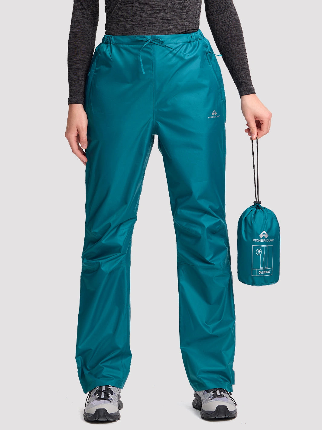 Pantalones Impermeables Plegables de Lluvia para Mujer