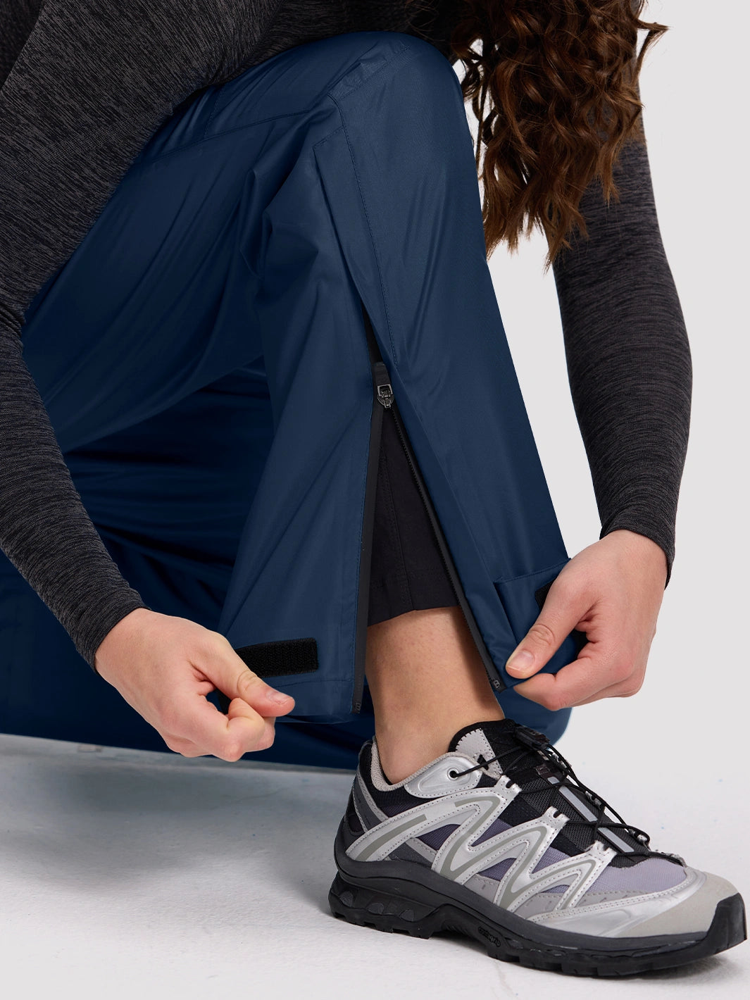 Pantalones Impermeables Plegables de Lluvia para Mujer