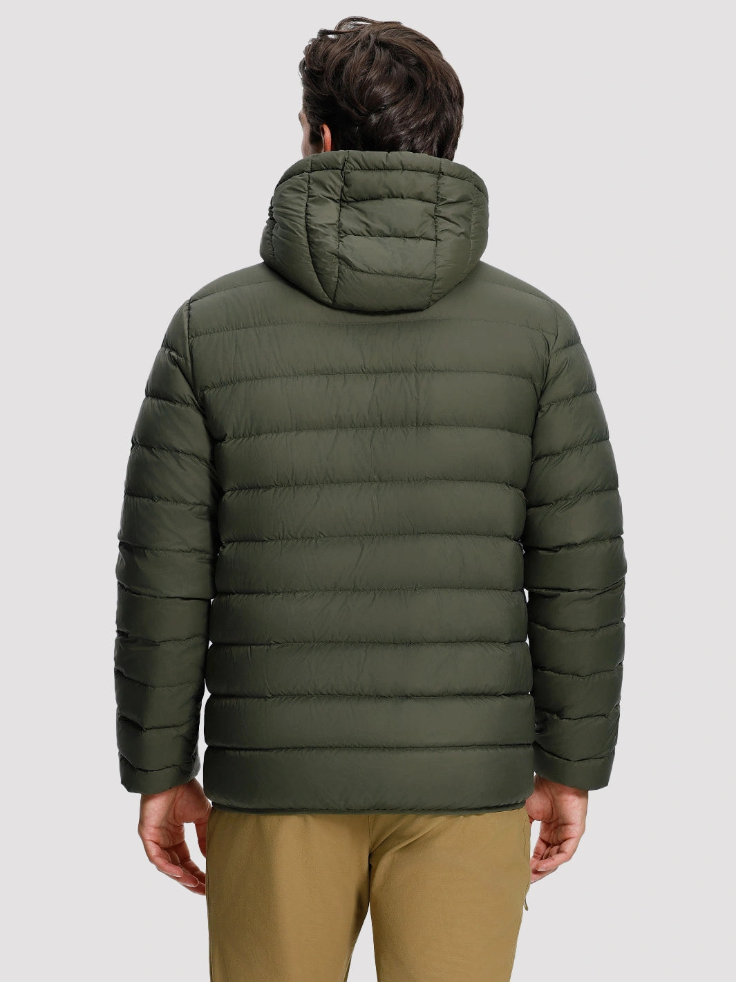Men's 650FP Hooded Water-Repellent Puffer Jacket