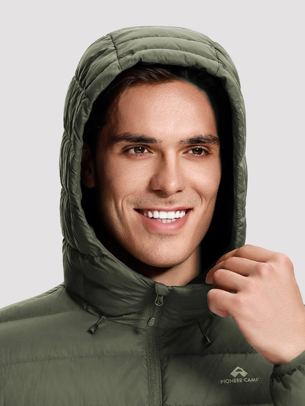 Men's 650FP Hooded Water-Repellent Puffer Jacket