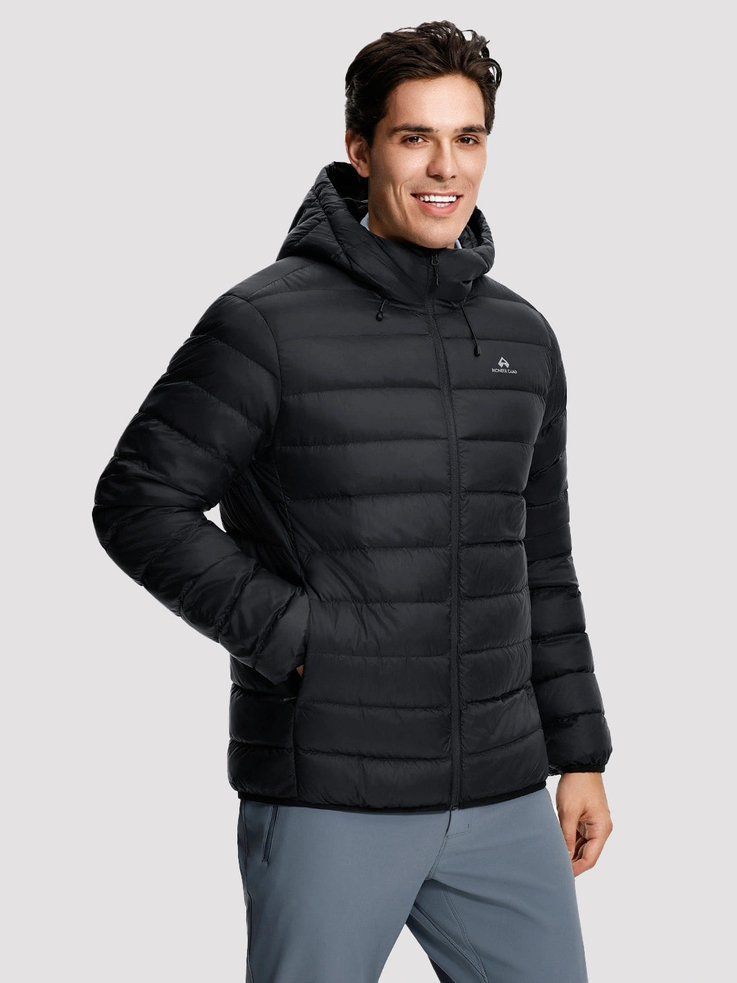 Men's 650FP Hooded Water-Repellent Puffer Jacket