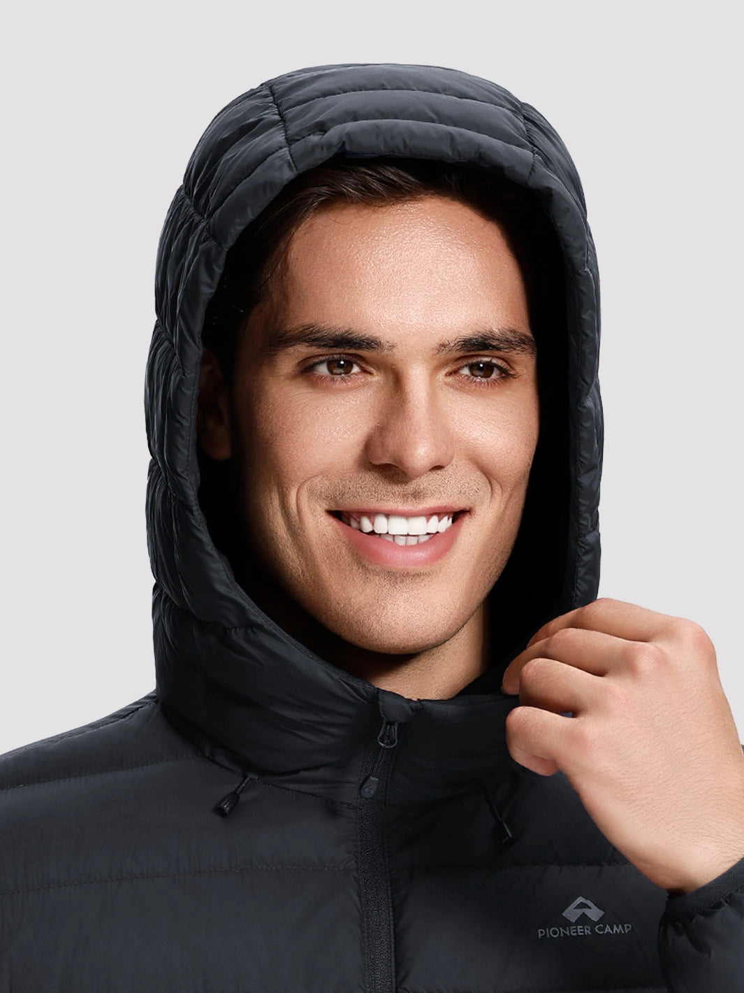 Men's 650FP Hooded Water-Repellent Puffer Jacket
