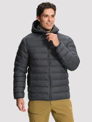 Men's 650FP Hooded Water-Repellent Puffer Jacket PIONEER CAMP