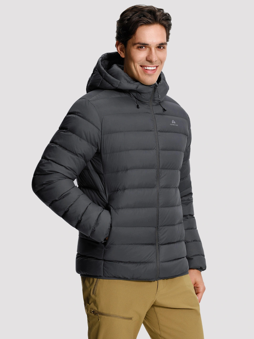 Men's 650FP Hooded Water-Repellent Puffer Jacket