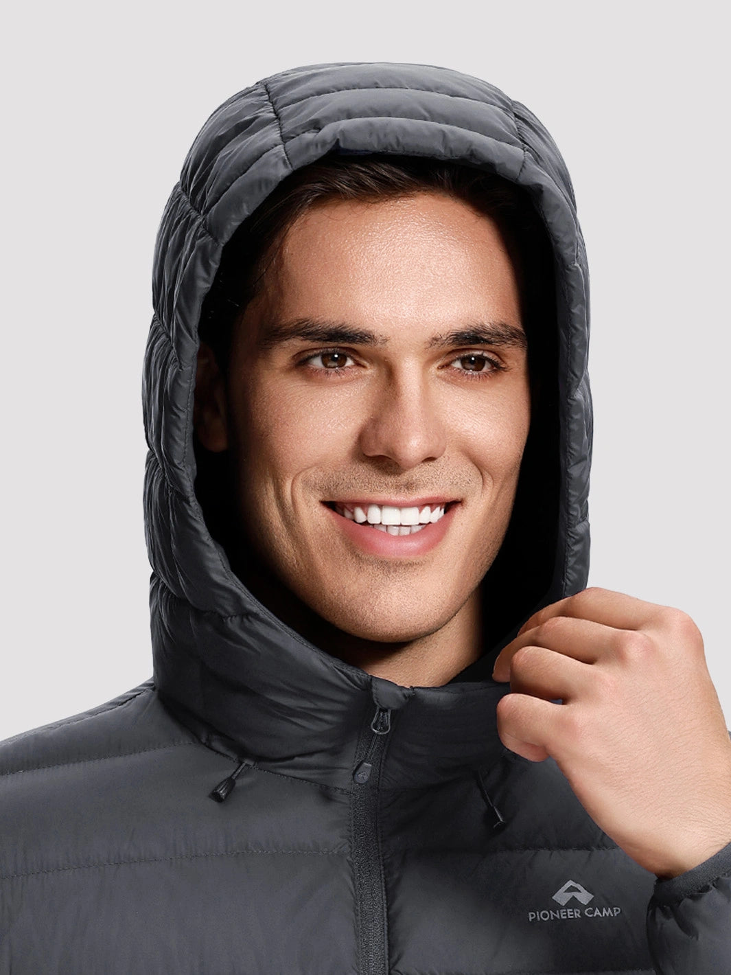 Men's 650FP Hooded Water-Repellent Puffer Jacket
