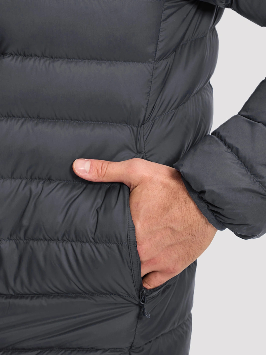 Men's 650FP Hooded Water-Repellent Puffer Jacket