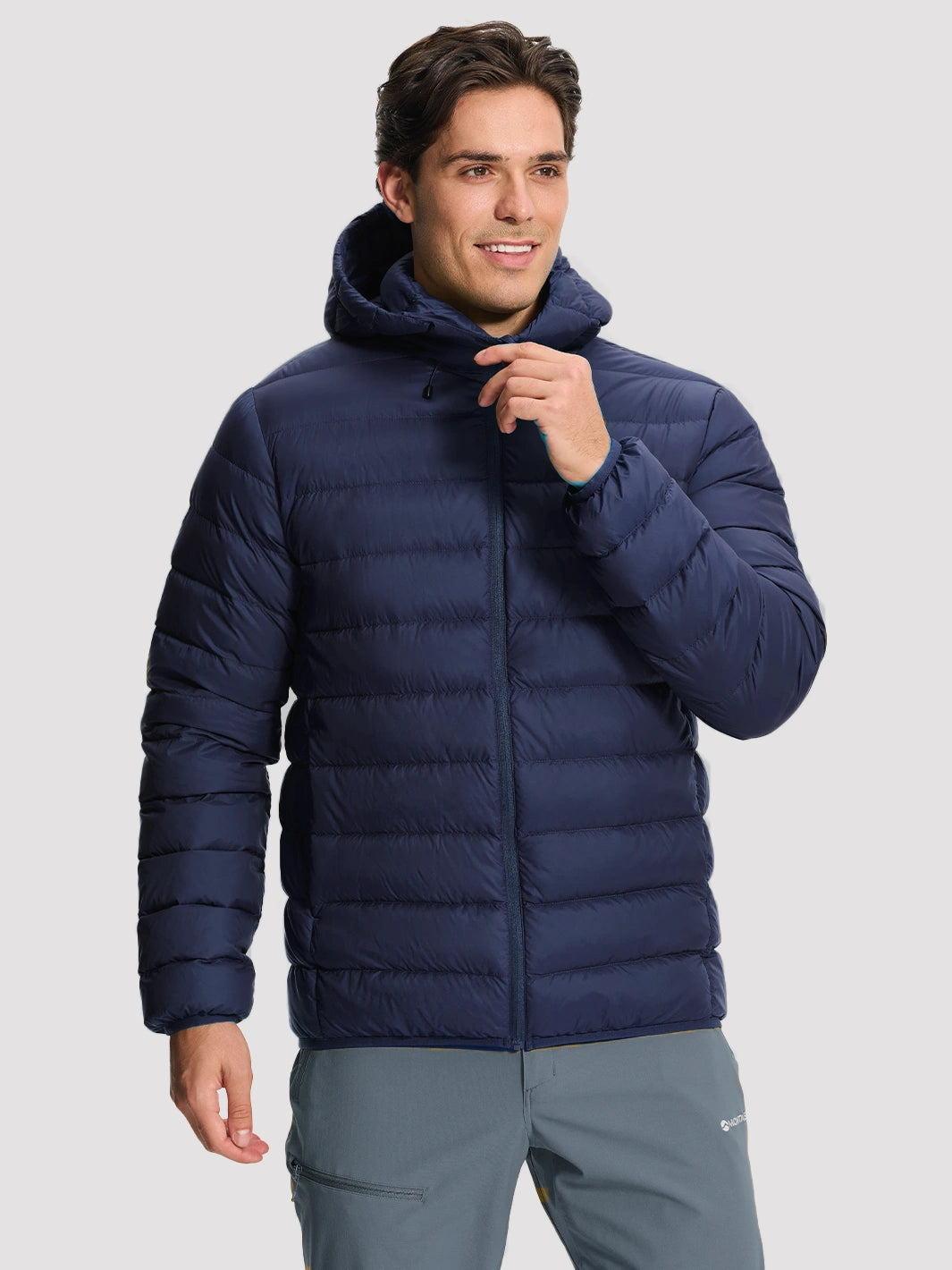 Men's 650FP Hooded Water-Repellent Puffer Jacket