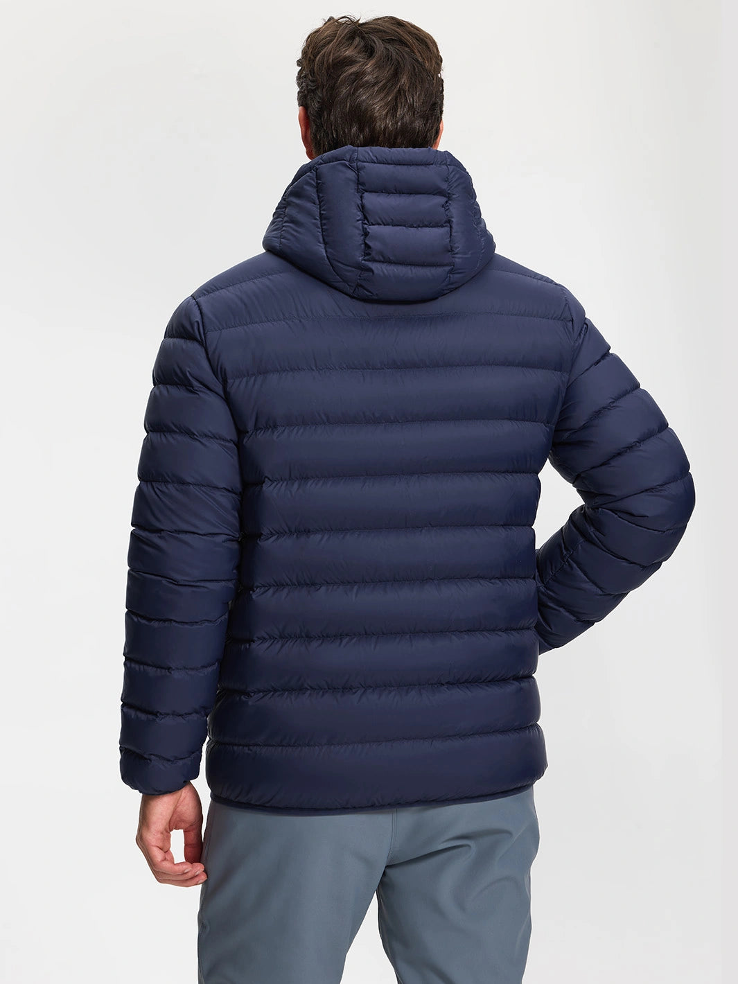 Men's 650FP Hooded Water-Repellent Puffer Jacket