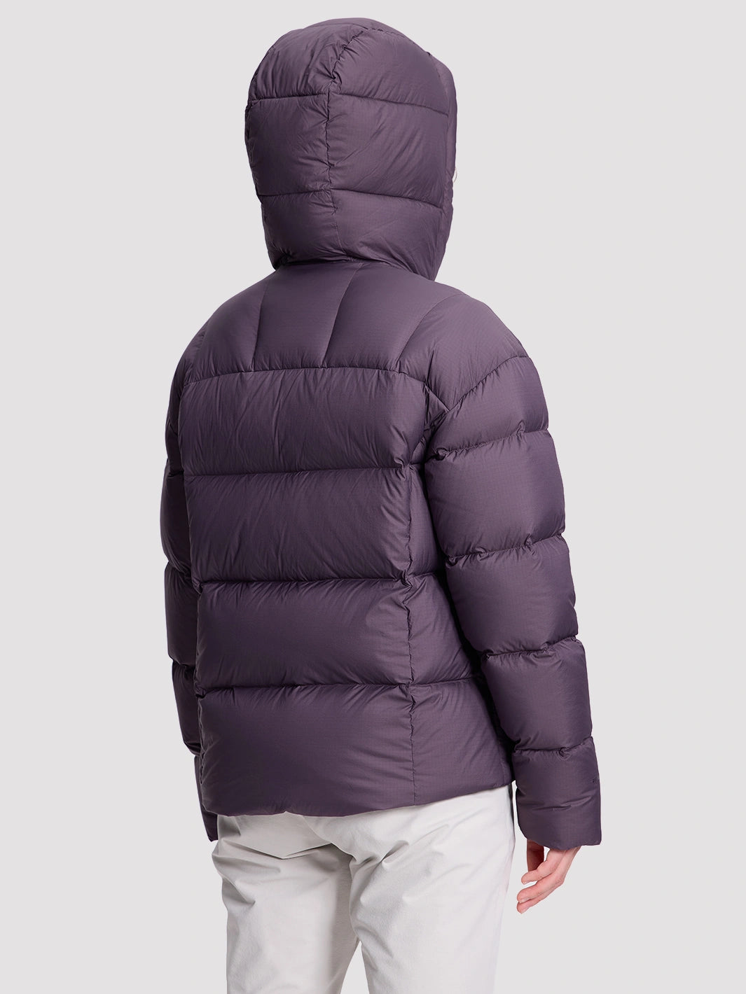 Women's Loose-Fit Cropped Color-Block Puffer Jacket PIONEER CAMP