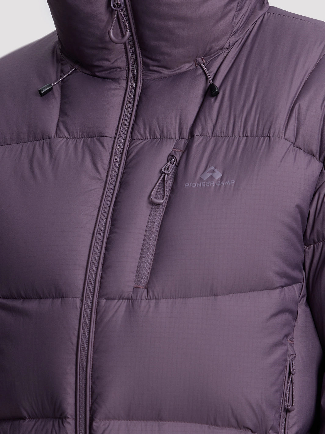 Women's Loose-Fit Cropped Color-Block Puffer Jacket PIONEER CAMP