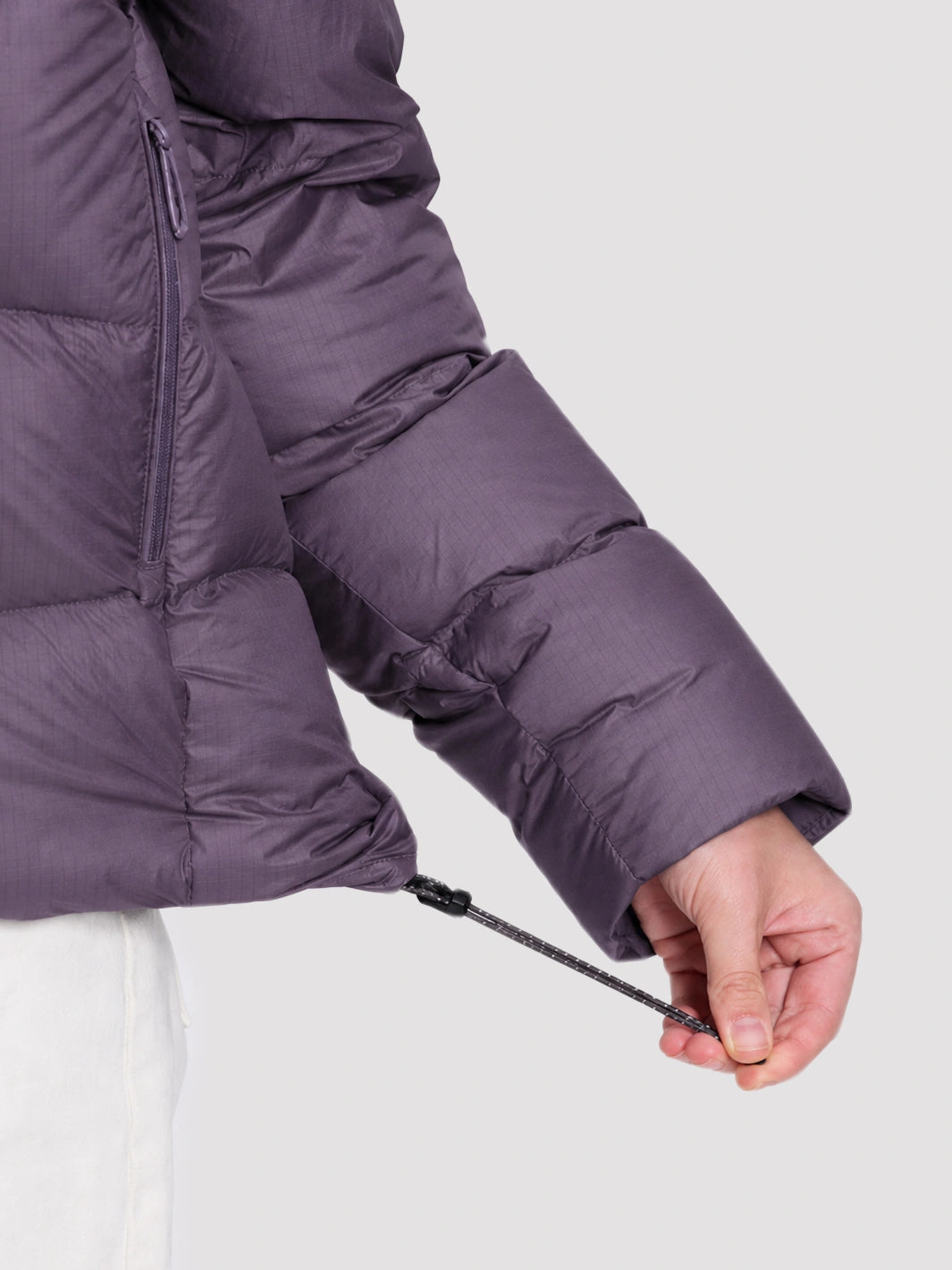 Women's Loose-Fit Cropped Color-Block Puffer Jacket PIONEER CAMP