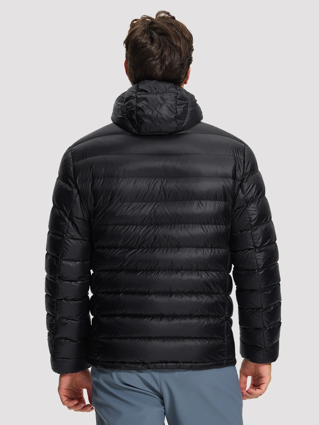 Men's 650FP Down & Primaloft Hybrid Hooded Jacket