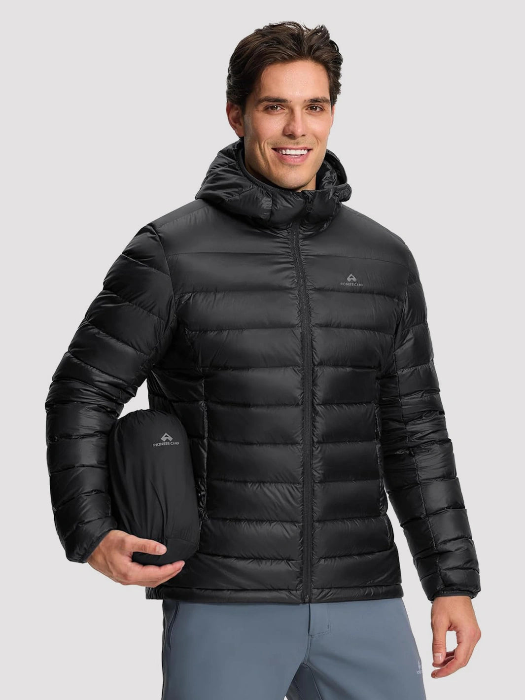 Men's 650FP Down & Primaloft Hybrid Hooded Jacket