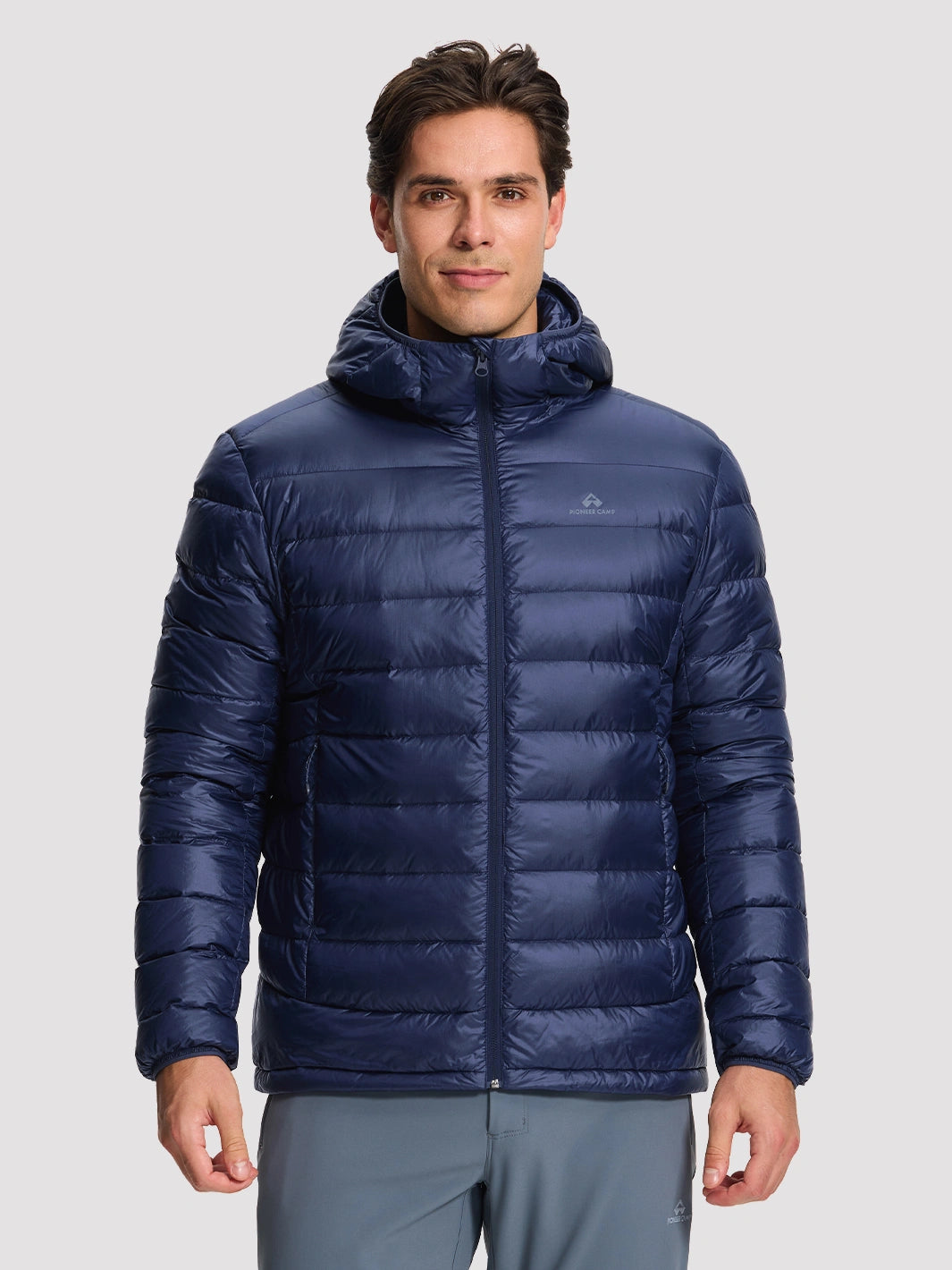 Men's 650FP Down & Primaloft Hybrid Hooded Jacket