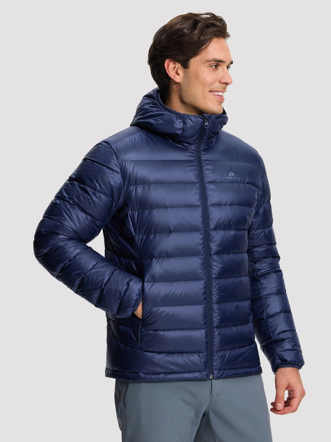 Men's 650FP Down & Primaloft Hybrid Hooded Jacket