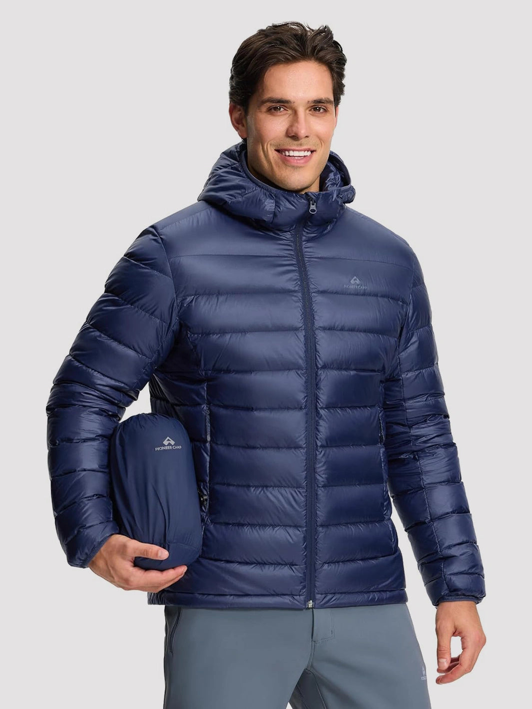 Men's 650FP Down & Primaloft Hybrid Hooded Jacket