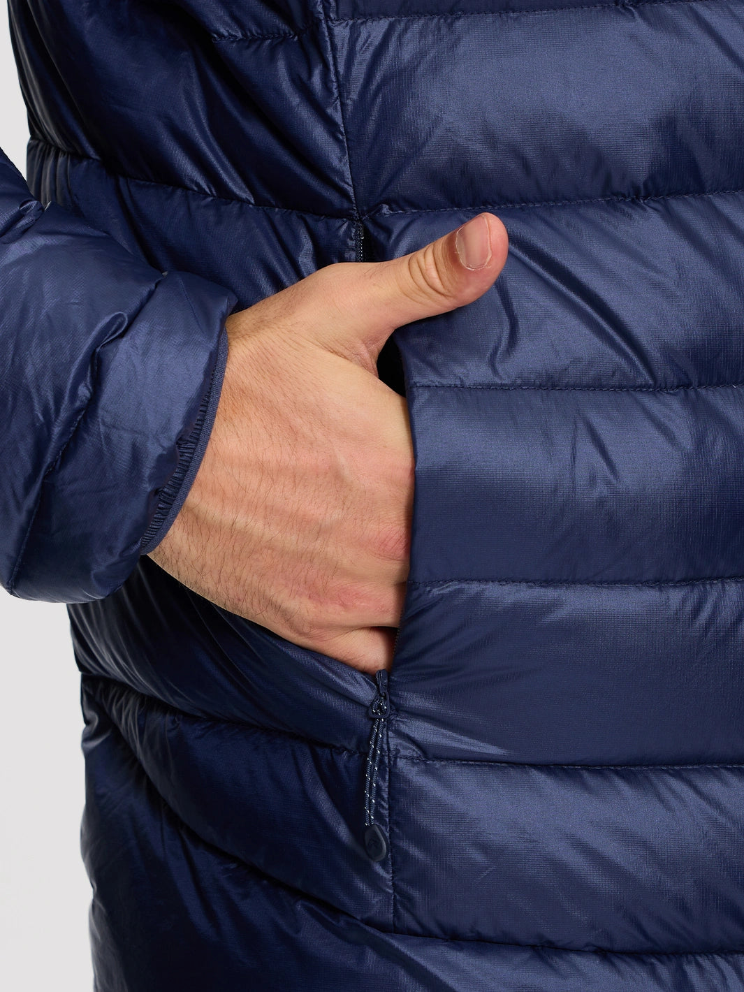 Men's 650FP Down & Primaloft Hybrid Hooded Jacket