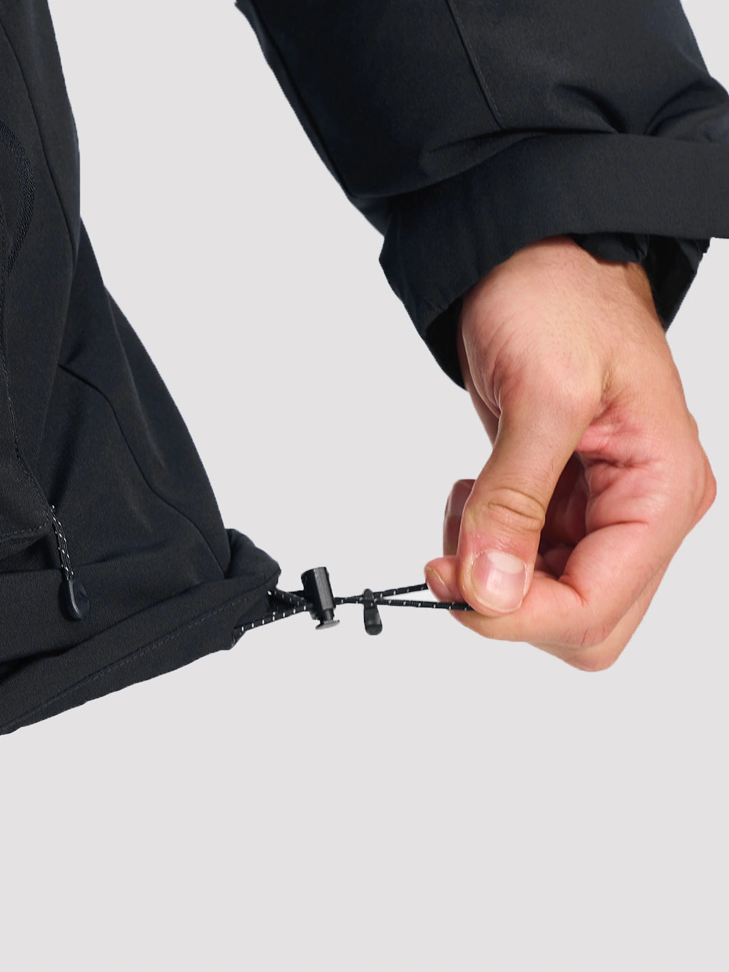 Men's 650FP Removable Hood Down Parka with Backpack Straps