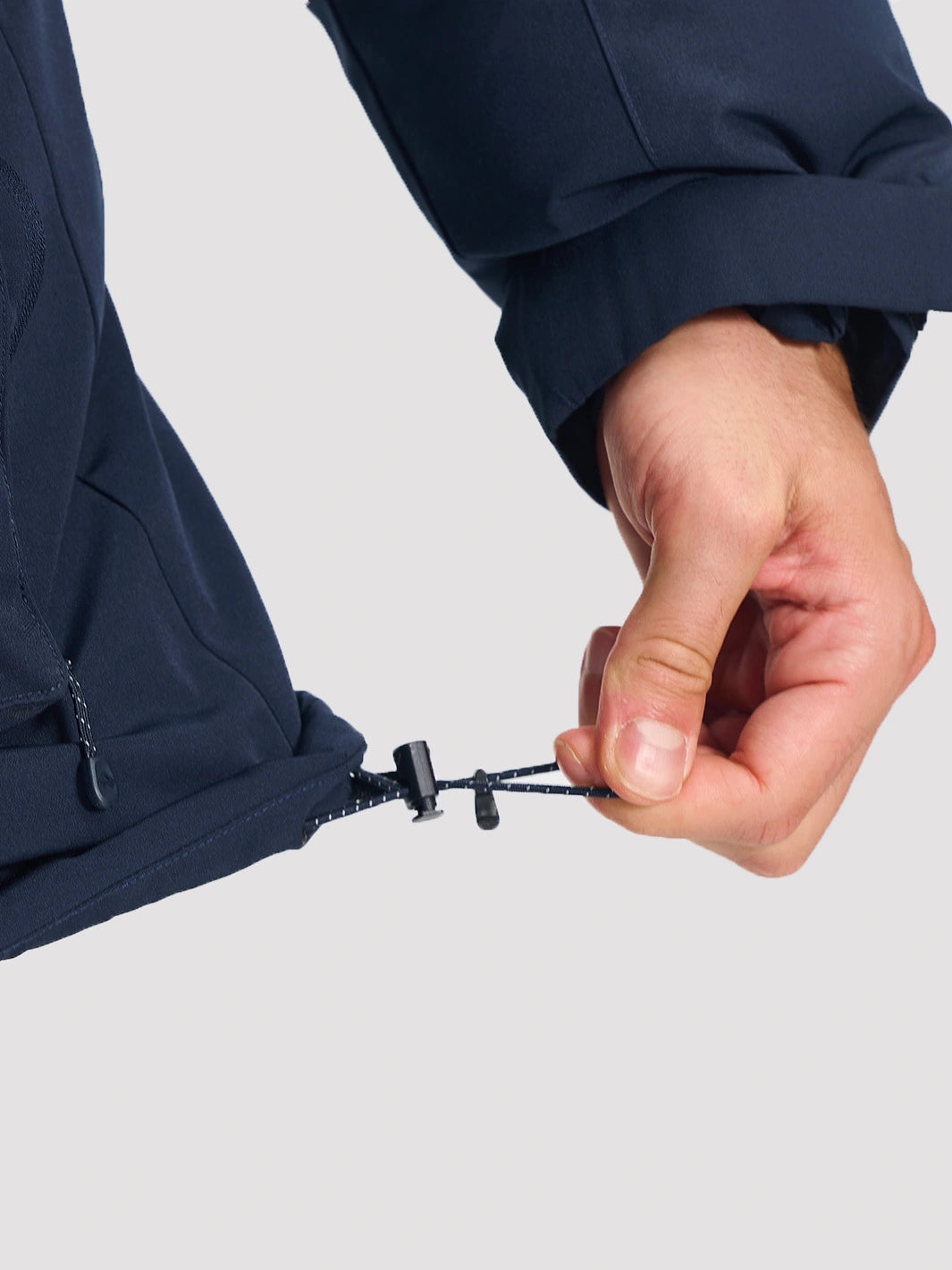 Men's 650FP Removable Hood Down Parka with Backpack Straps