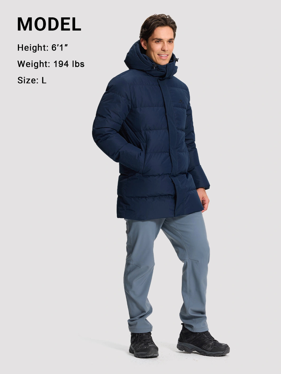 Men's 650FP Hooded Down Parka with Graphene