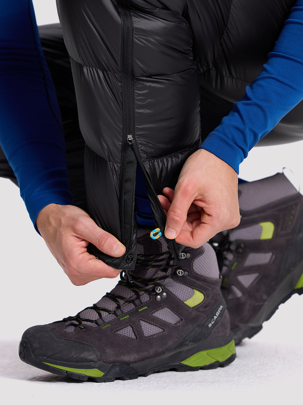 Men's 750-Fill Down Insulated Ski Pants with Graphene PIONEER CAMP