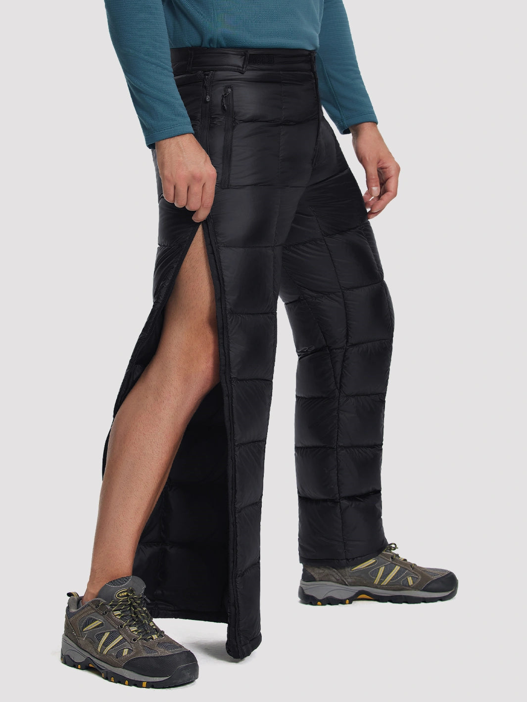 Men's 800-Fill Down Insulated Ski Pants with Graphene
