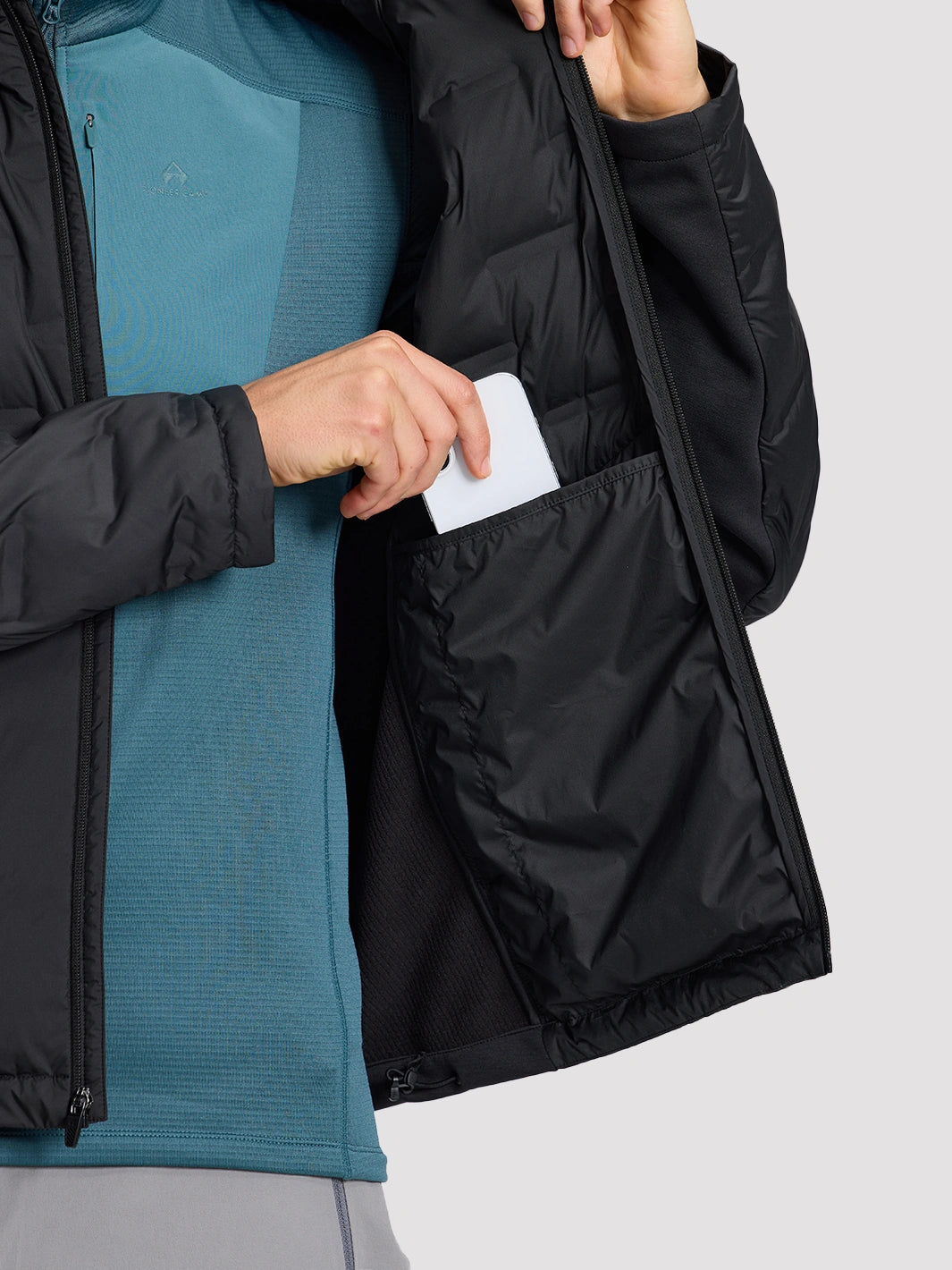 Men's 700 Fill Duck Down Hooded Jacket Pioneer Camp