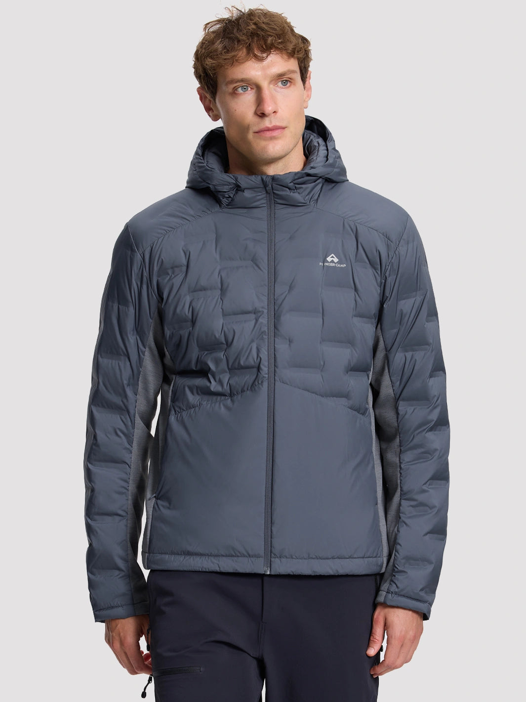 Men's 700 Fill Duck Down Hooded Jacket Pioneer Camp