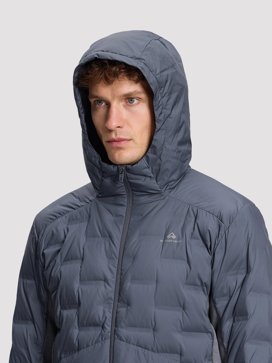 Men's 700 Fill Duck Down Hooded Jacket Pioneer Camp