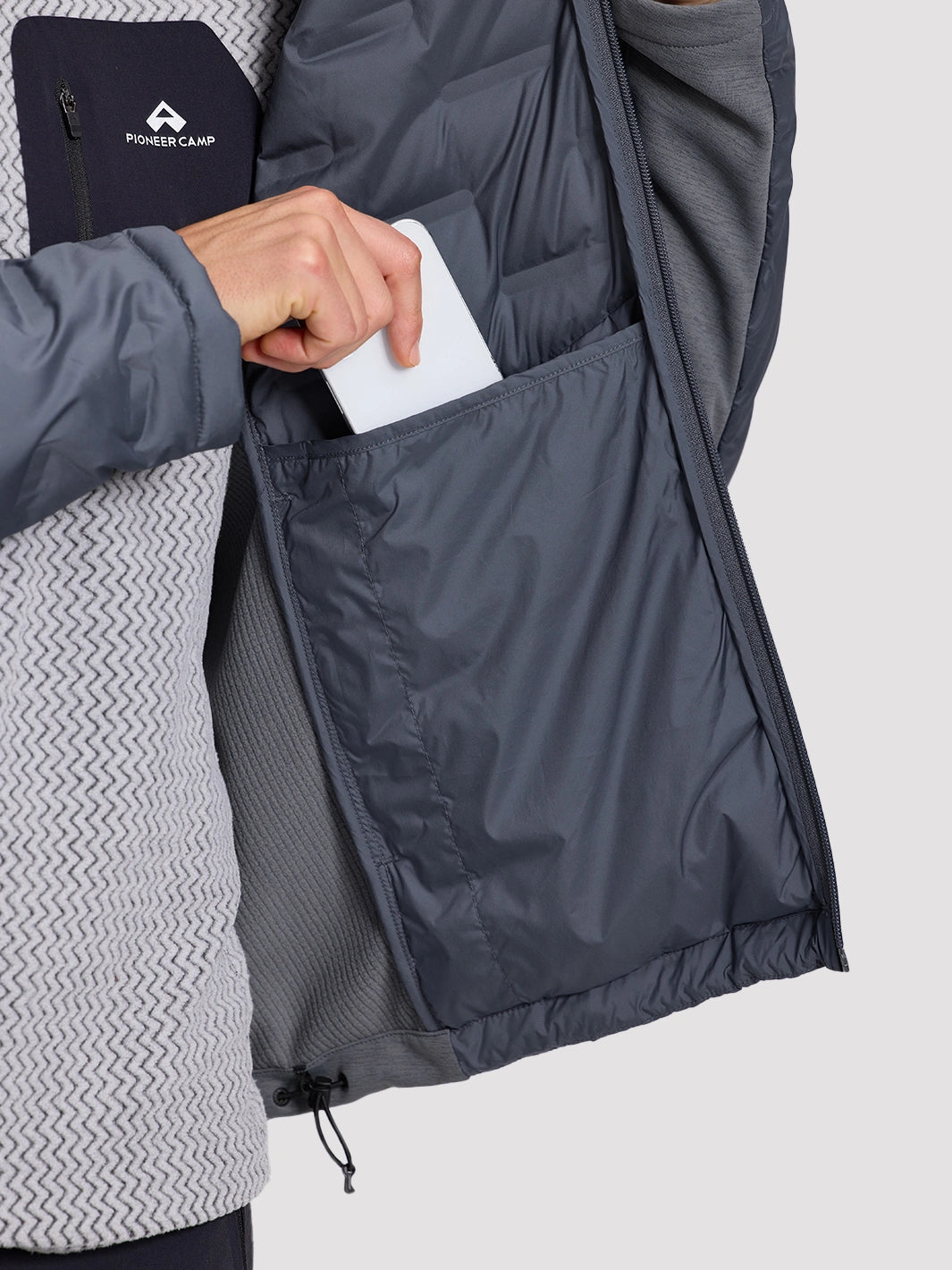 Men's 700 Fill Duck Down Hooded Jacket Pioneer Camp