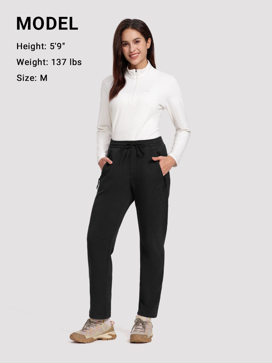 Women's Lightweight Fleece Pants PIONEER CAMP