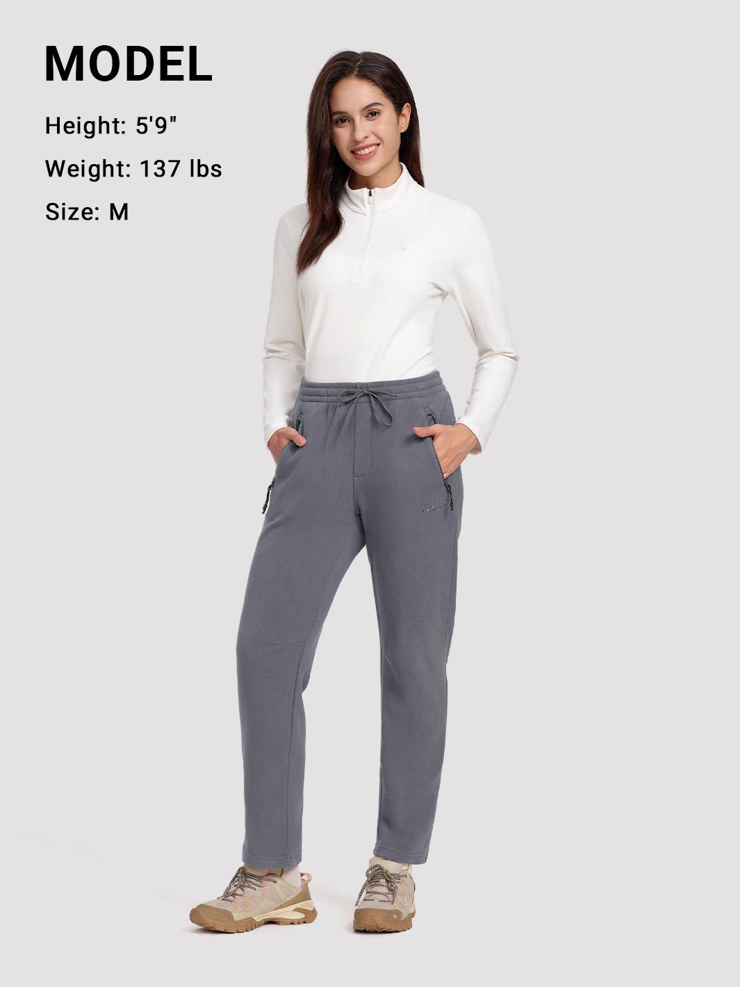 Women's Lightweight Fleece Pants PIONEER CAMP