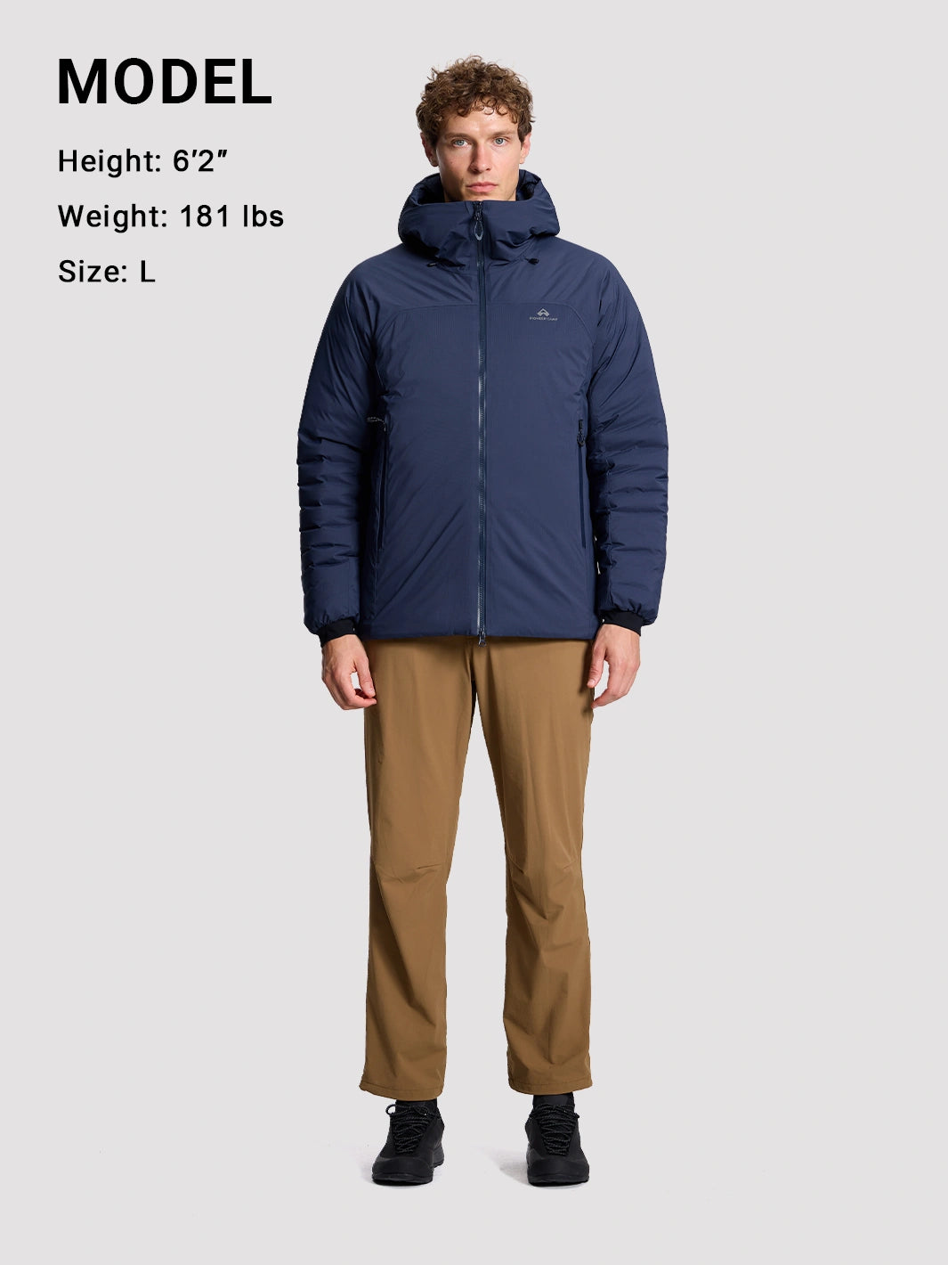 Men's Toray 2L Waterproof 800 Fill Power Goose Down Jacket PIONEER CAMP