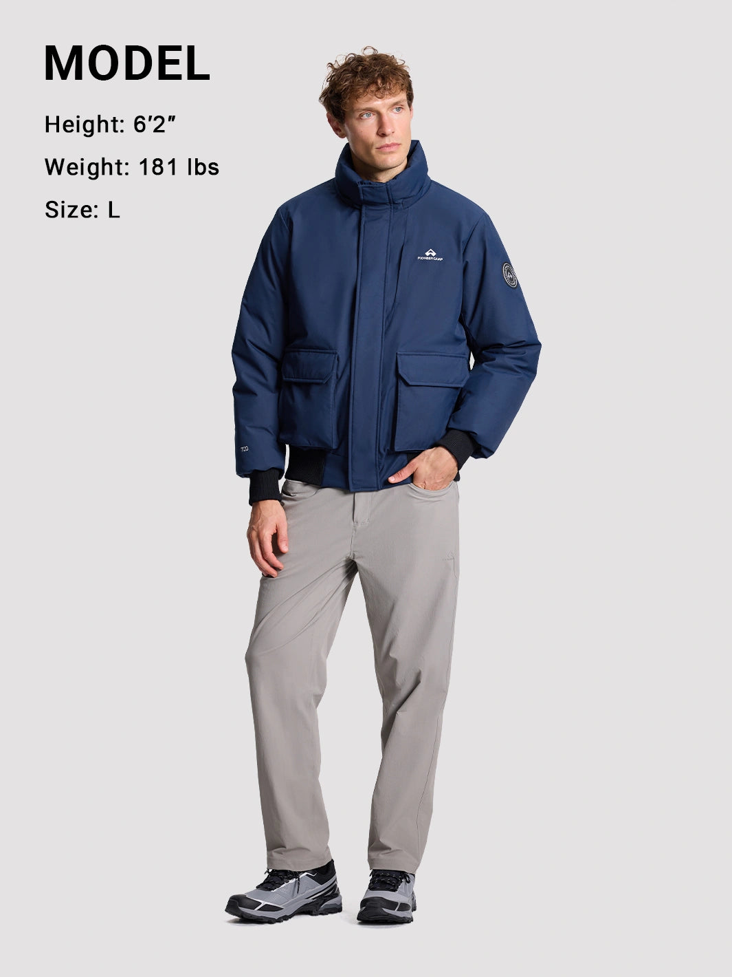 Men's Water-Resistant 700 Fill Power Down Parka PIONEER CAMP