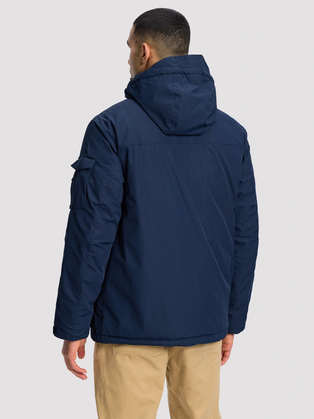 Men's 9-Pocket Hooded Fleece-Lined Winter Parka PIONEER CAMP