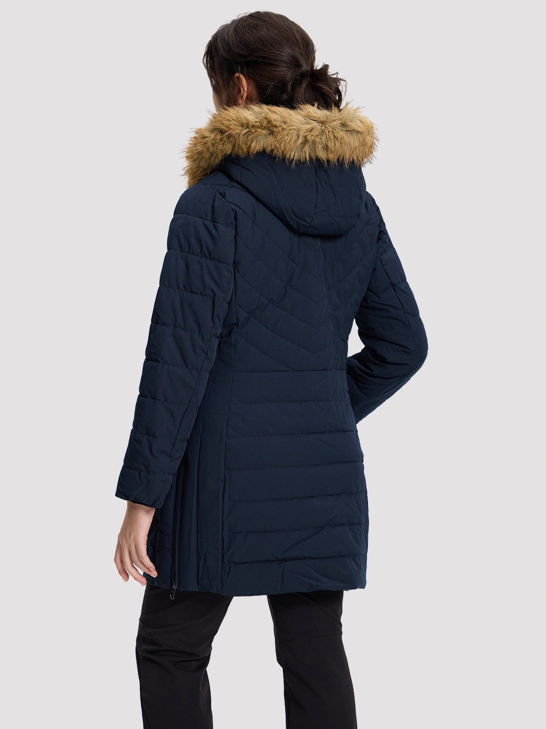 Women's Waterproof Long Puffer Coat PIONEER CAMP