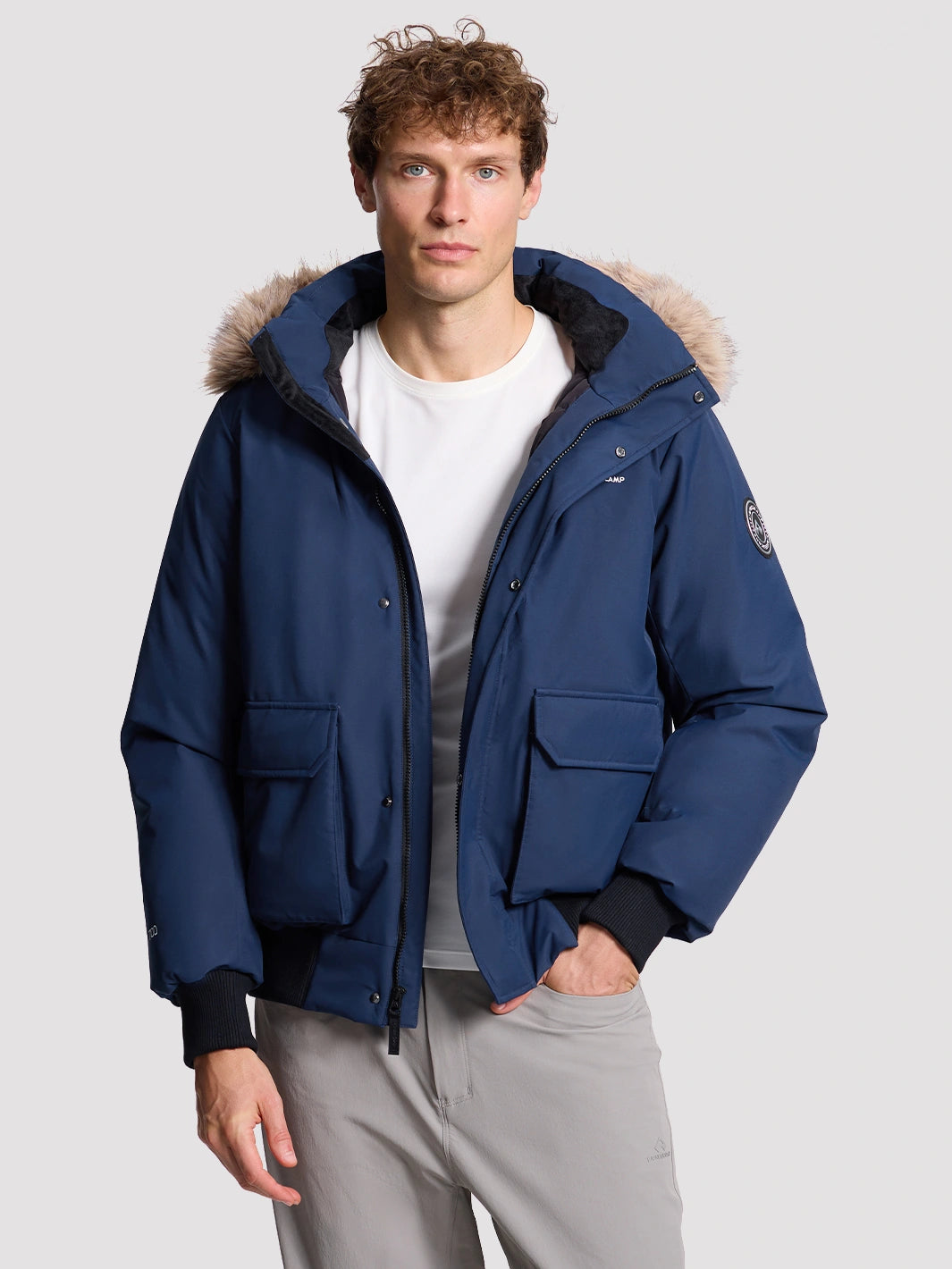Men's Water-Resistant 700 Fill Power Down Parka PIONEER CAMP