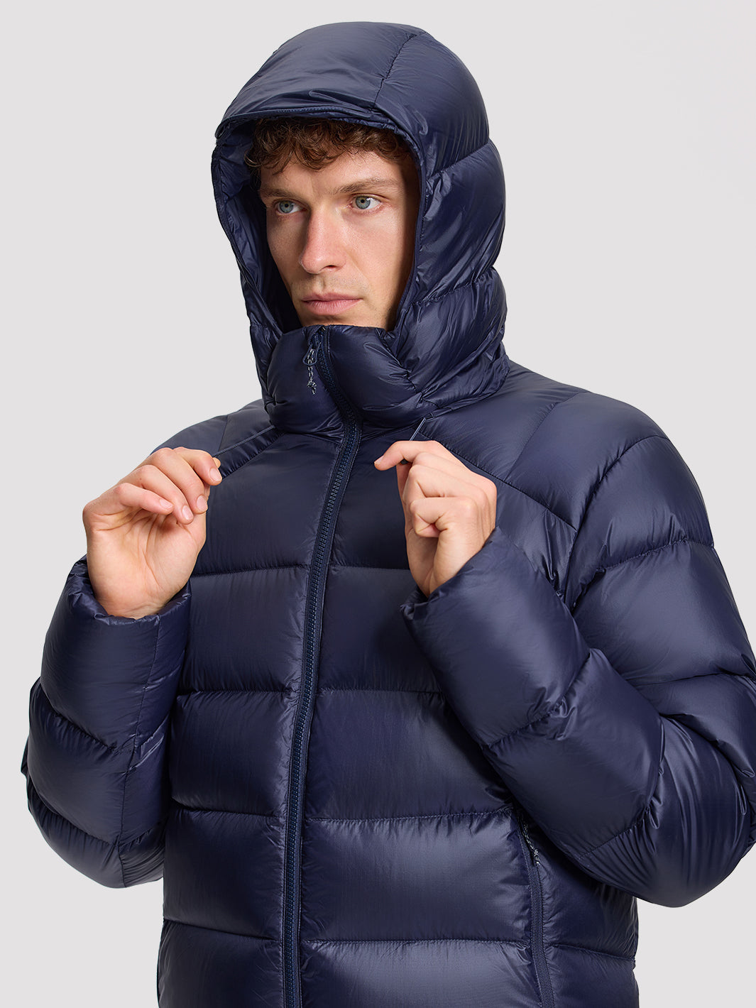 Men's 800-Fill Goose Down Hooded Jacket PIONEER CAMP