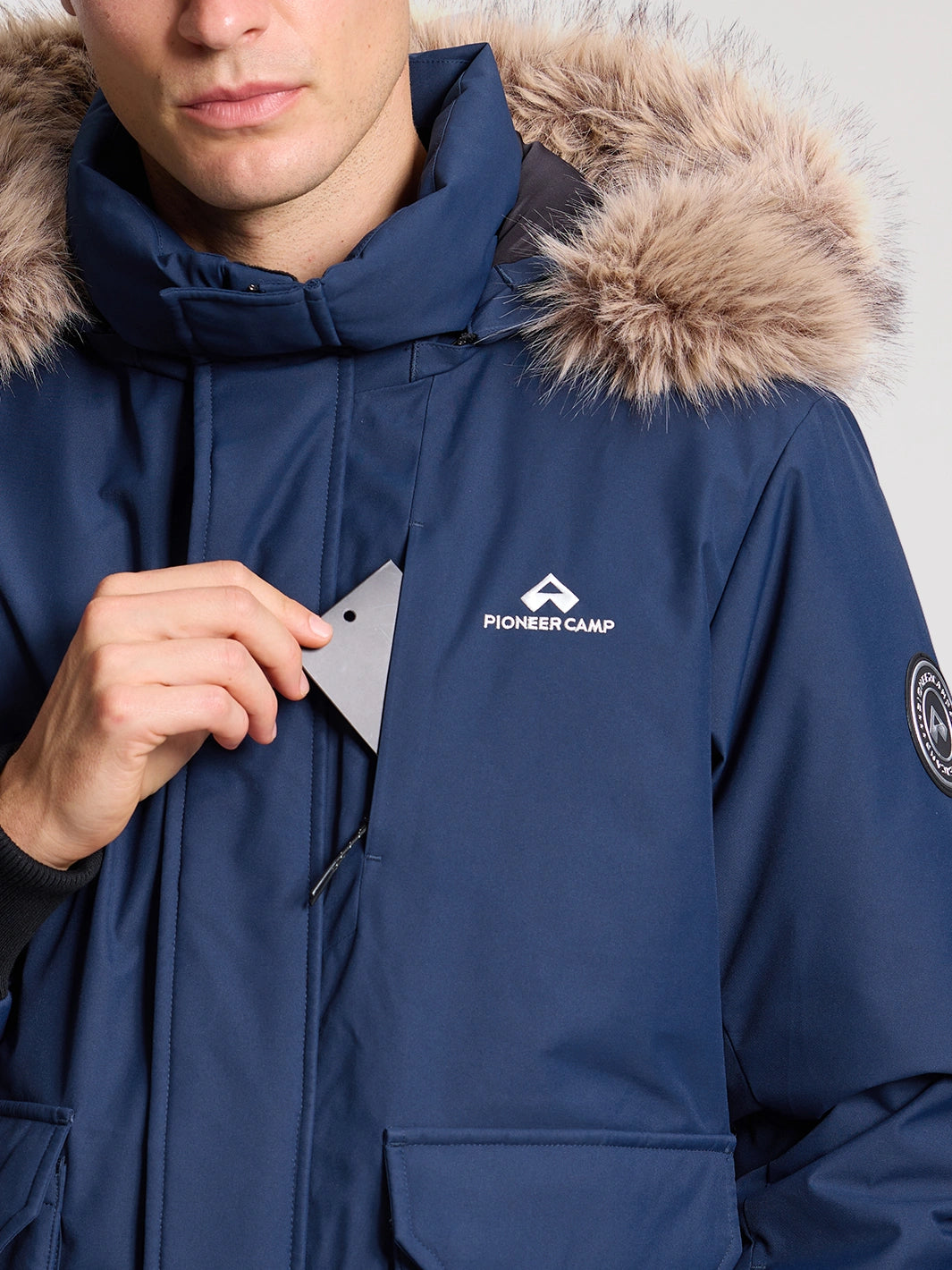Men's Water-Resistant 700 Fill Power Down Parka PIONEER CAMP