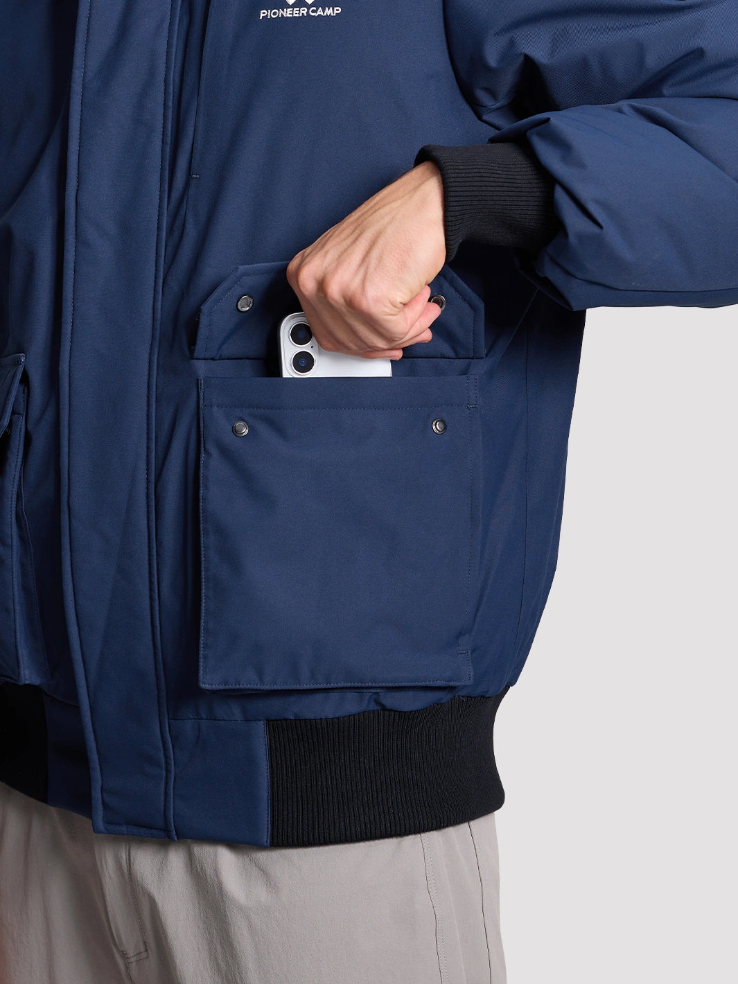 Men's Water-Resistant 700 Fill Power Down Parka PIONEER CAMP