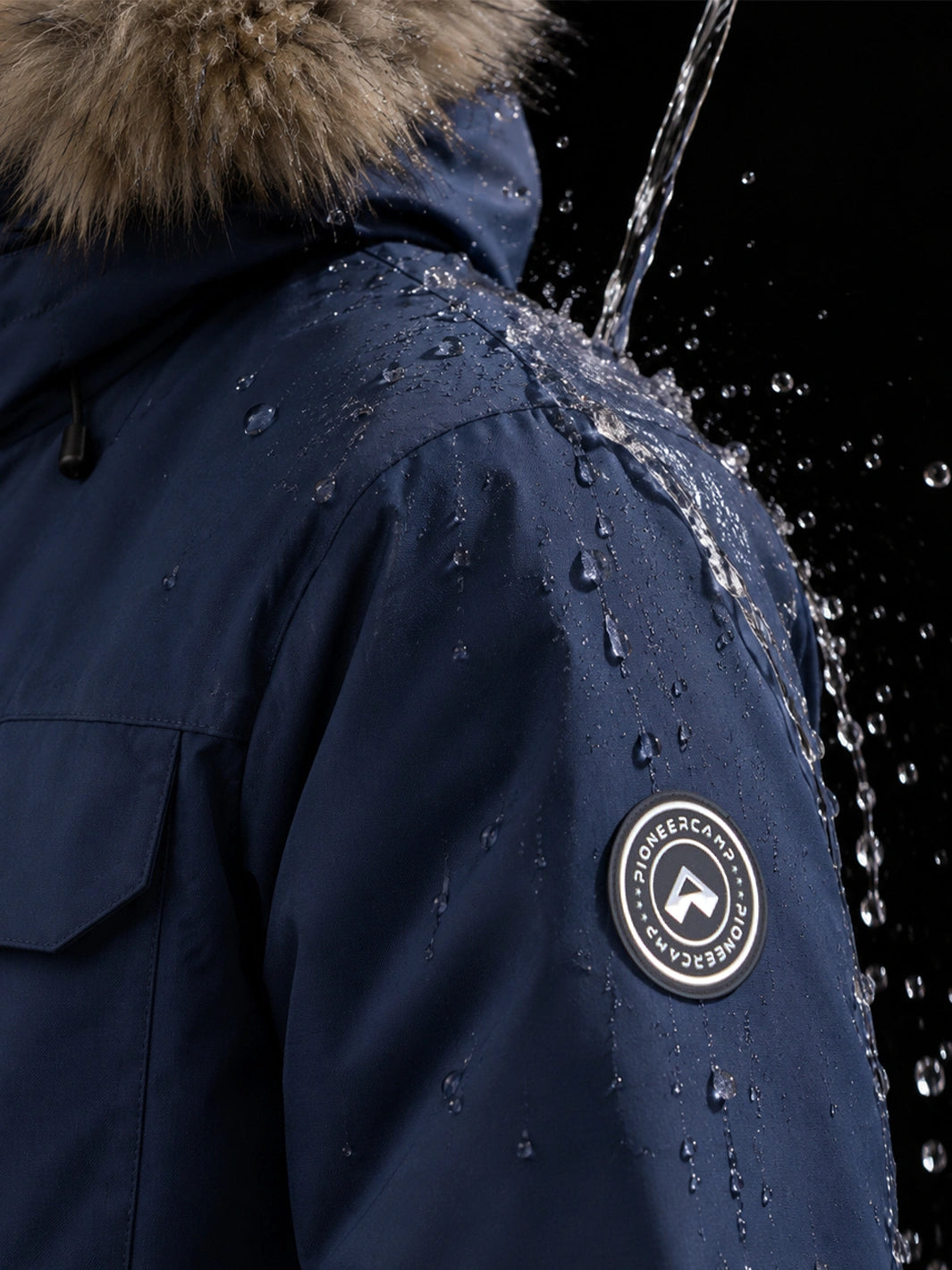 Men's 700 Fill Power Water-Resistant Duck Down Parka Jacket PIONEER CAMP