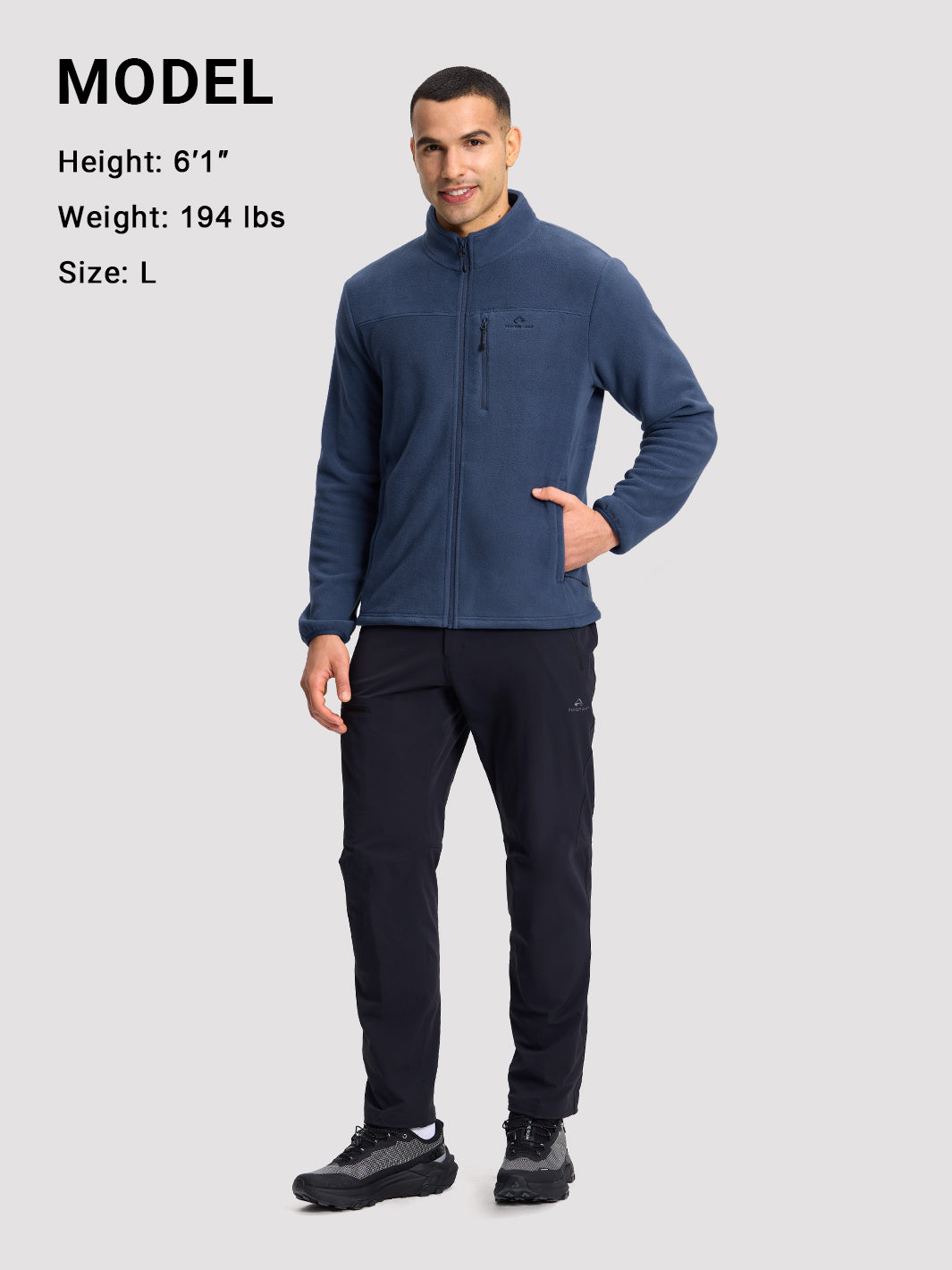 Men's Anti-Static Fleece Jacket PIONEER CAMP